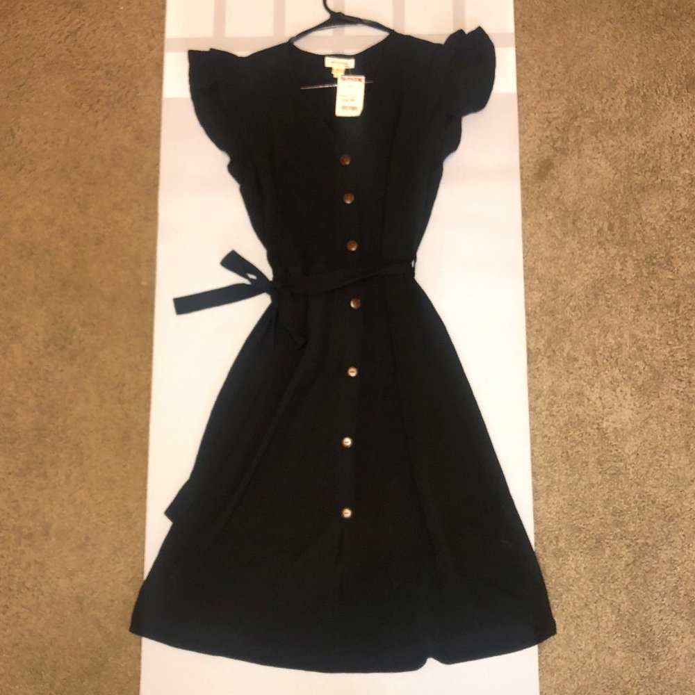 Black Monteau Dress, New, Size L